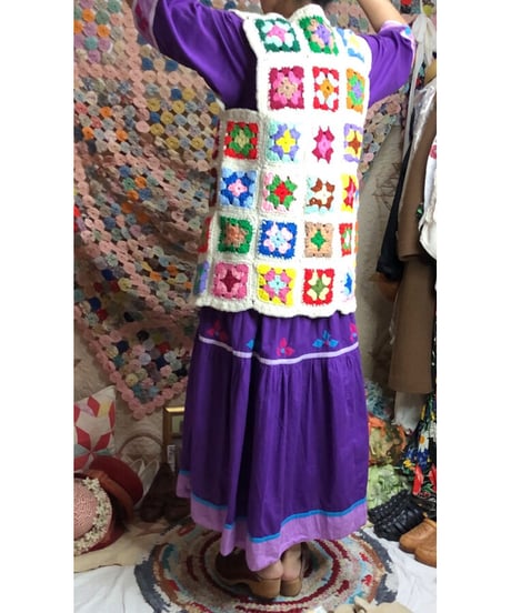 granny square vest
