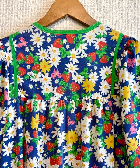70s strawberry dress