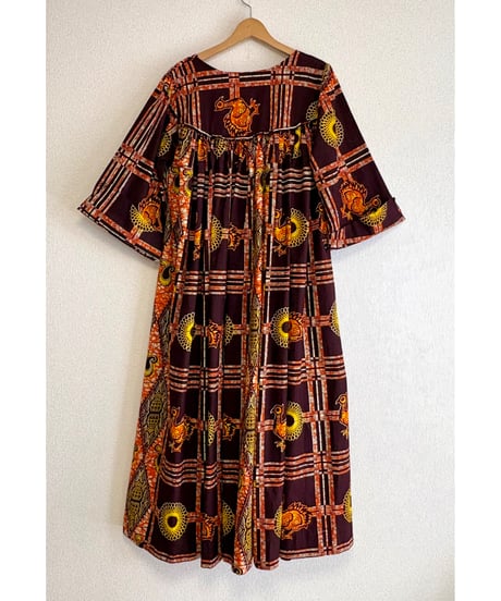 african wax print dress