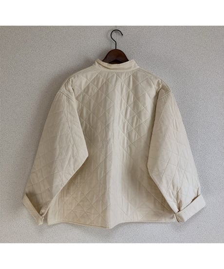 forest motif quilting jacket