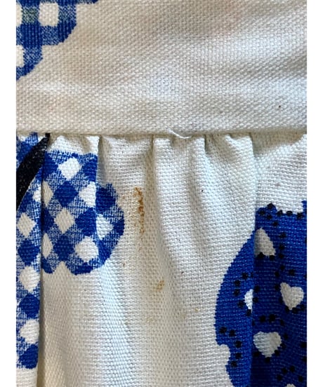 70s butterfly & flower print skirt