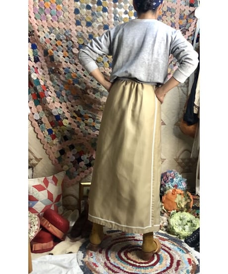 hand embroidered wrap skirt