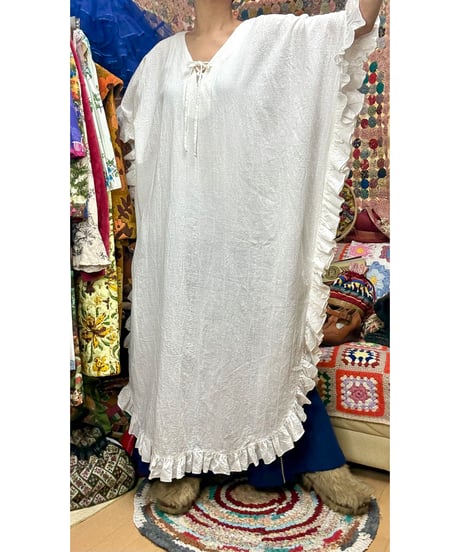 frill easy maxi dress
