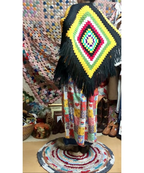 granny square shawl