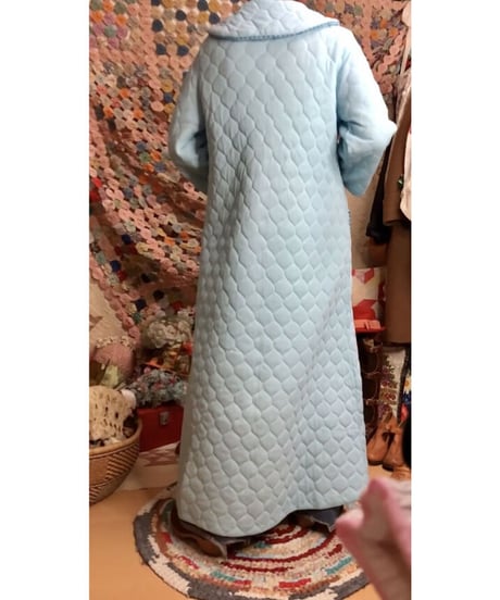 60s quilting robe（NOS）