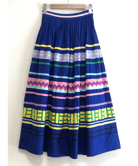 50-60s seminole patchwork skirt