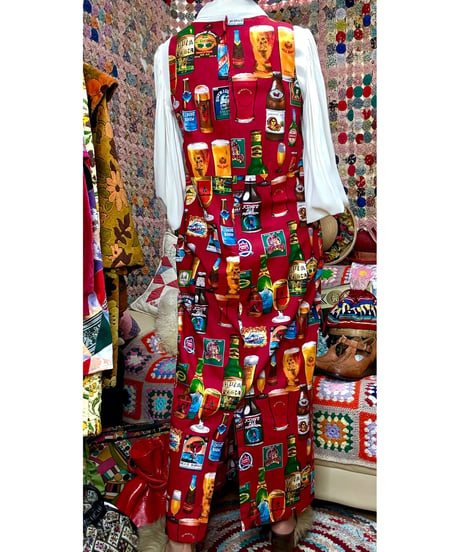beer print dress
