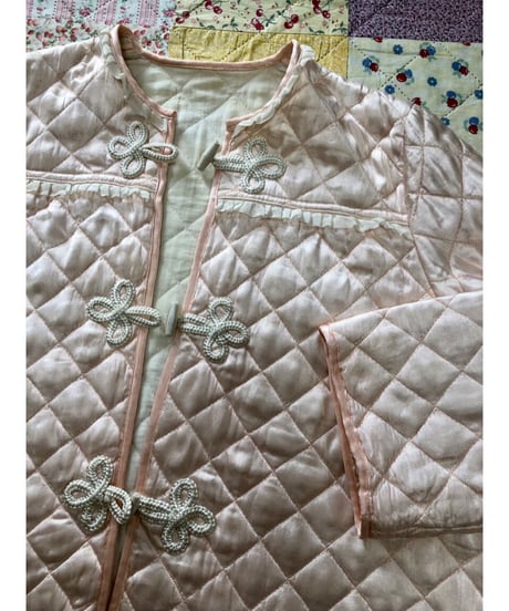 1950's quilting bed jacket