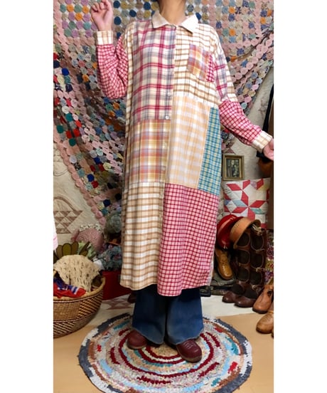 plaid flannel shirt dress