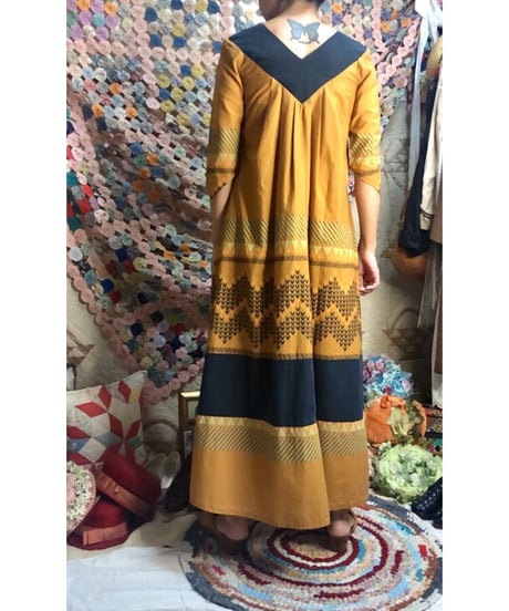 folklore print one-piece
