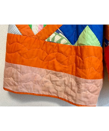 70s patchwork quilt wide leg pants