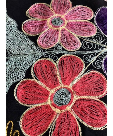 suzani embroidered robe