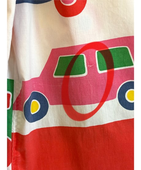 marimekko bo-boo super wide leg pants（70s fabric）B