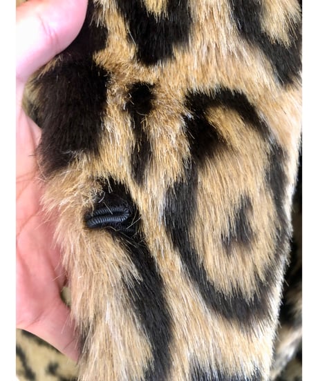 leopard faux fur coat