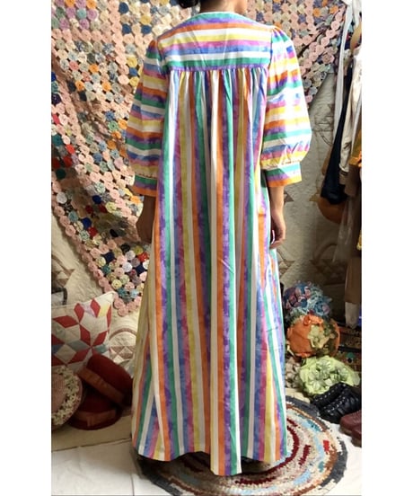rainbow stripe dress
