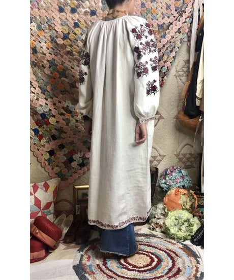 ukrainian embroidered one-piece(berry)