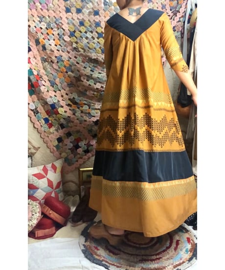 folklore print one-piece