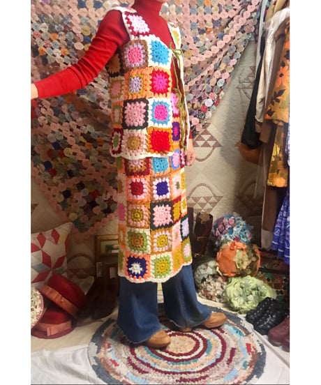 granny square vest