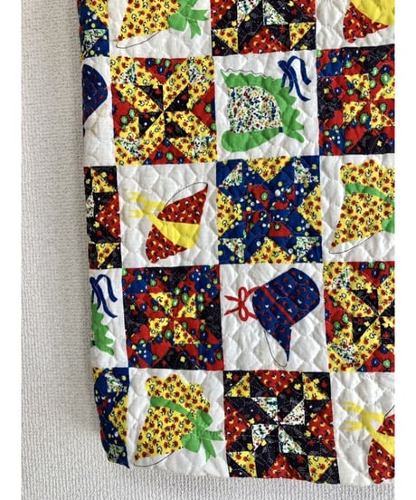 patchwork print quilting skirt