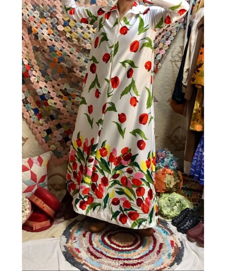 70's tulip dress