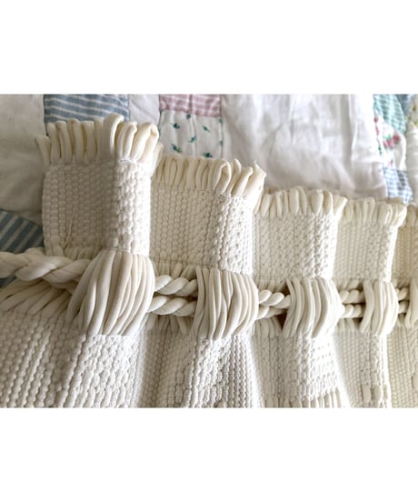 50's nylon woven purse