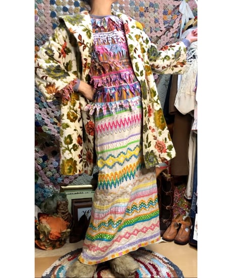 60s tapestry coat