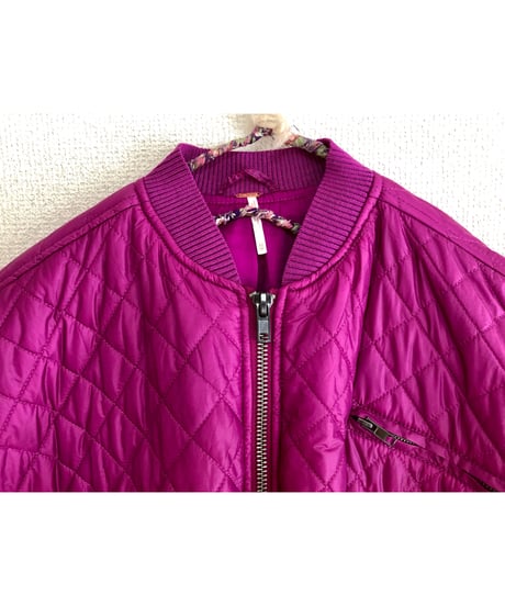 free people quilting design blouson