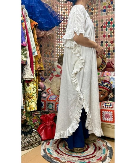frill easy maxi dress