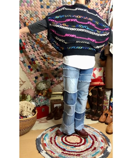 round knit vest