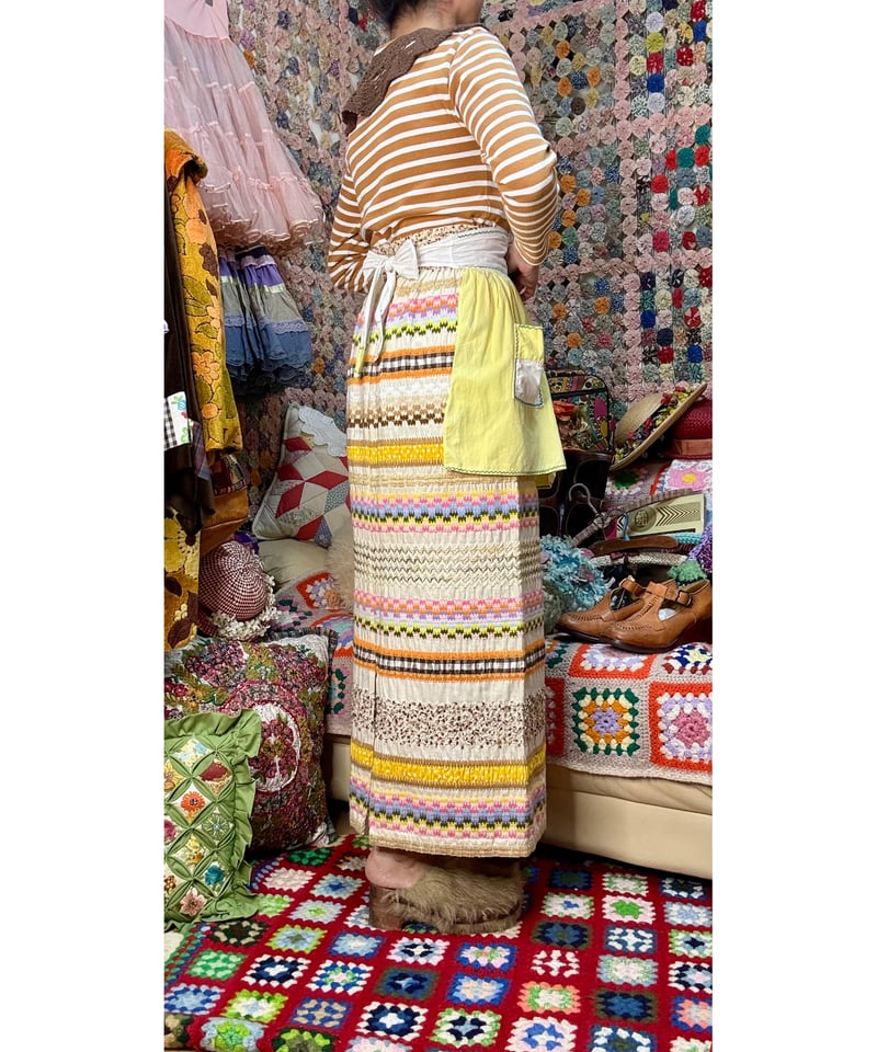 セミノール　エプロン　vintage 50s 50-60s half apron | Quilt