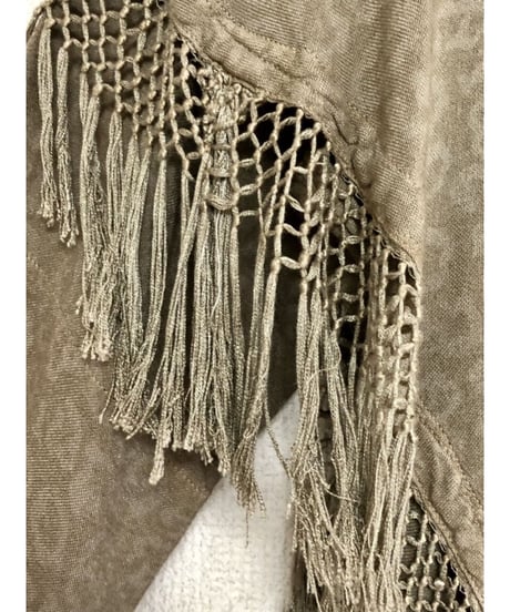 fringe rayon dress