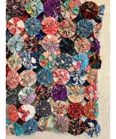 yo-yo quilt vest