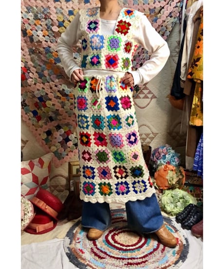 granny square vest