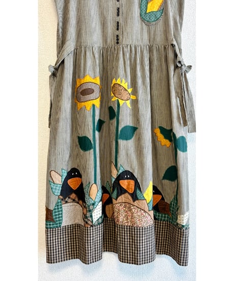 90s flower patch dress