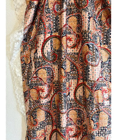 paisley maxi dress