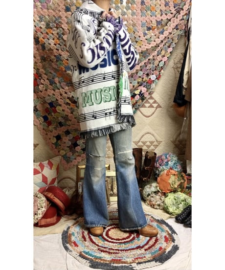 music tapestry fringe jacket