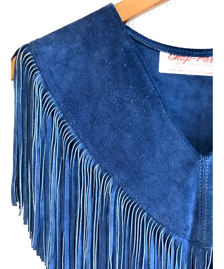 leather fringe collar