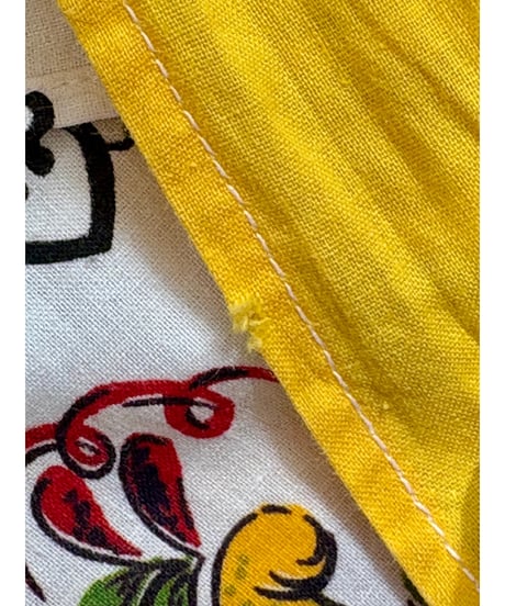 folk art half apron