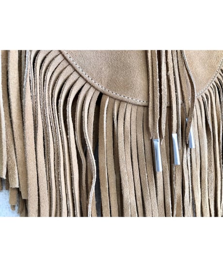 leather fringe collar
