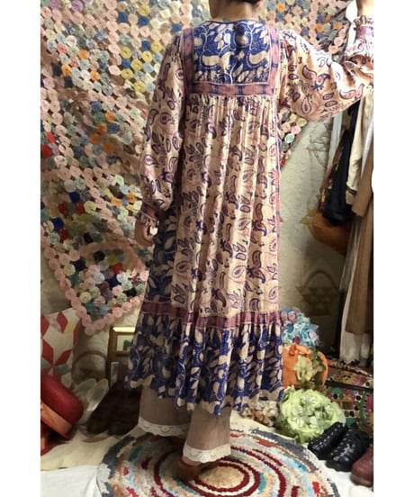 vintage indian cotton dress ③