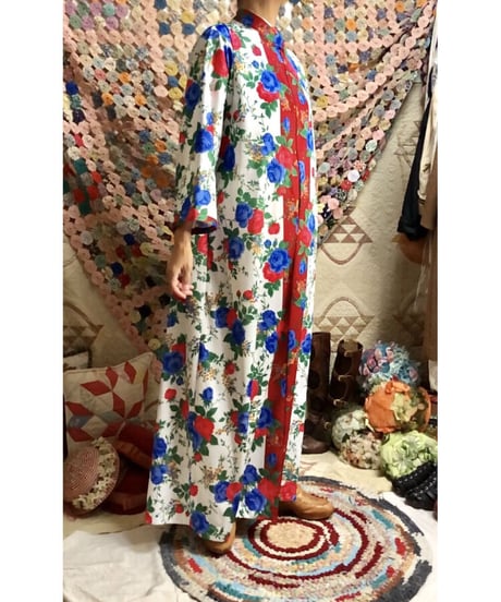 80's rose easy dress