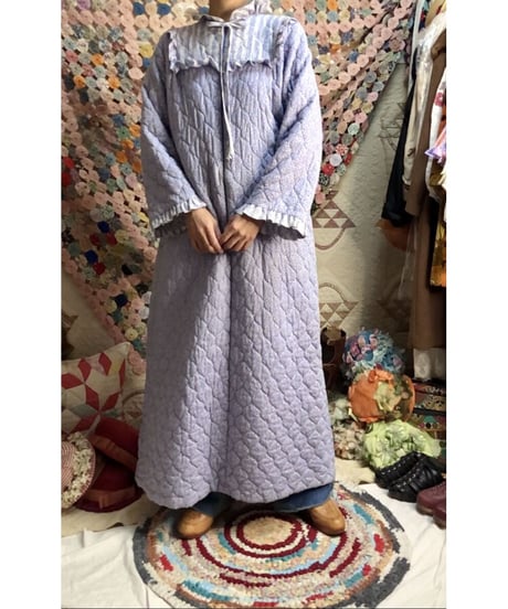 70's quilting flower dress