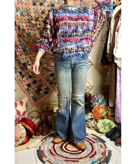 Paula sweet fringe tops
