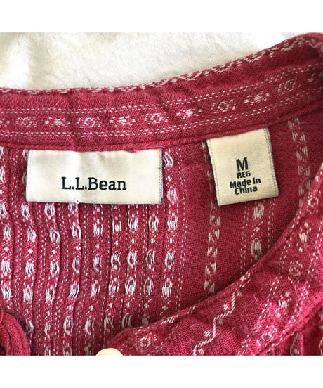l.l.bean flannel dress