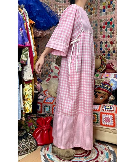 gingham easy dress