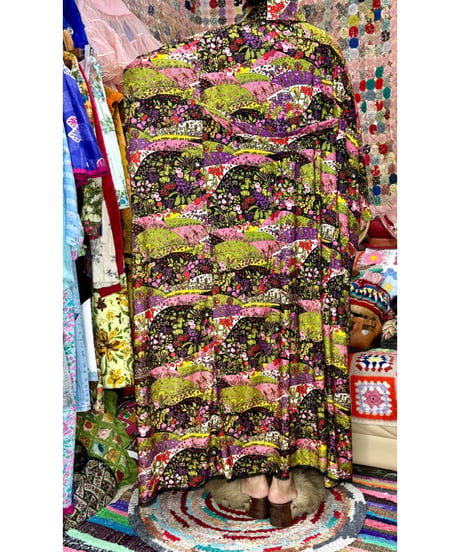 60s botanical dress