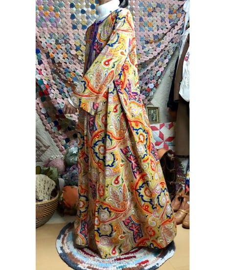 70s paisley dress