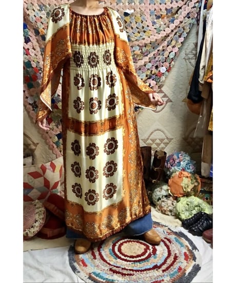 60-70's scarf dress