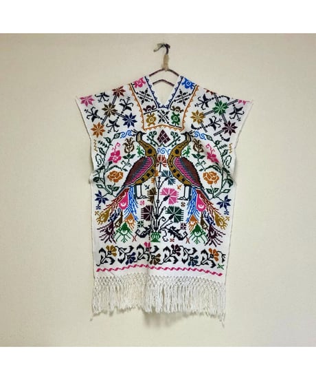 mexican peacock poncho