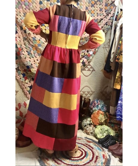 60's patchwork dress